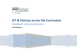 ICT & Literacy across the Curriculum