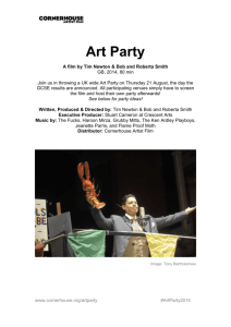 Art Party - Film Hub – North West Central