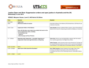 conference schedule - University of Technology Sydney
