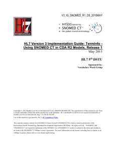 HL7 Version 3 Implementation Guide: TermInfo - Using