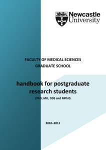 research students handbook