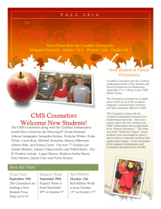 Sept.Counselor Newsletter
