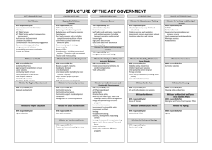 2013-14 Budget Paper 4: Structure of the ACT Government