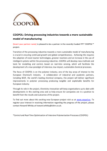 COOPOL: Driving processing industries towards a more sustainable