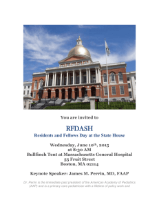 Residents and Fellows Day at the State House