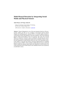 Multi-Hazard Detection by Integrating Social Media and - GRAIT-DM