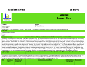 7th Science Modern Living
