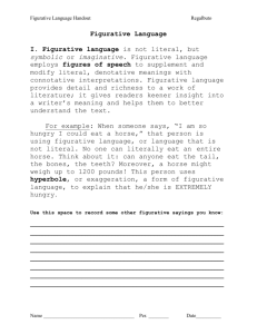 frolio handout figurative language