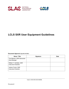 LCLS_SXR_User_Equip_Guidelines_030-005-003