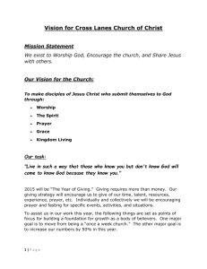 Vision for Cross Lanes Church of Christ
