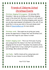 Friends of Osborne School Christmas Events