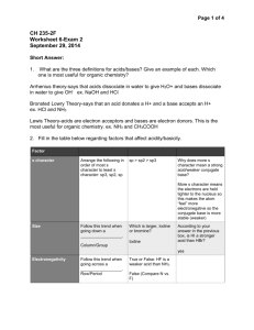 CH 235-2F Worksheet 6-Exam 2 September 29, 2014