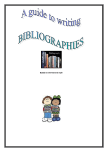 Bibliography guide - Woonona High School