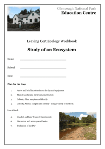 Leaving Cert Workbook - Glenveagh National Park