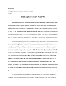 Wells Reflection_Paper_#1
