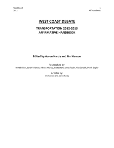 west coast debate