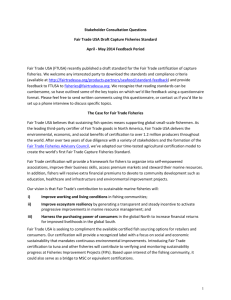 Fair Trade USA Public Consultation Questionnaire