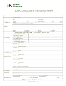 HKM WC Supervisors Investigation Report