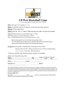 CB West Girls` Basketball Camp 2014