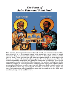 St. Peter and St. Paul, Apostles