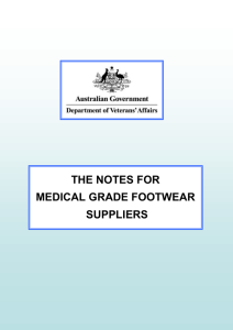 The Notes for Medical Grade Footwear Suppliers