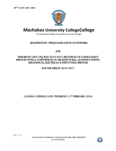 Prequalification Document-Consortium services with QS Mechanical