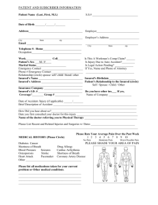 PATIENT FORMS - Chesterfield Physical Therapy