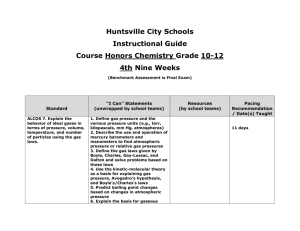 Huntsville City Schools Instructional Guide Course Honors