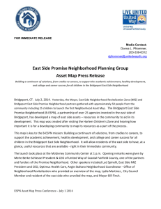 Bridgeport East Side Neighborhood Announces Asset Map
