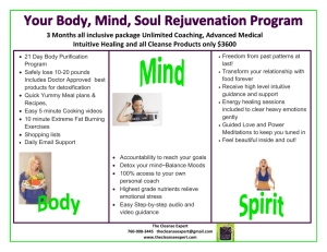 body mind spirit cleanse