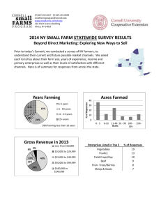 2014 NY Small Farm Statewide Survey Results