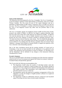 City of Armadale - Department of the Environment