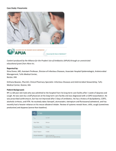 Case Study: Pneumonia Content produced by the Alliance for the