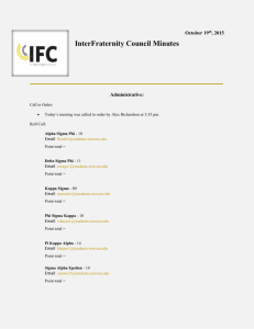 IFC Minutes October 19th 2015