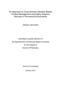Guidelines for the Use of the School of Computing Report Template