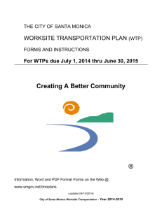 Worksite Transportation Plan 2014 2015 Word