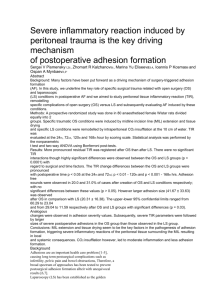 RESEARCH ARTICLE Open Access Severe inflammatory reaction