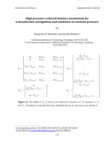 High-pressure reduced-kinetics mechanism for n