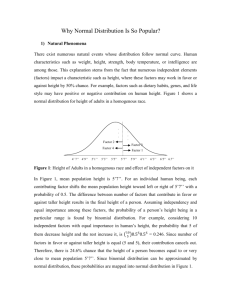 Why Normal Distribution Is So Popular?