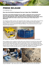 Dive into the British Geological Survey`s Open Day