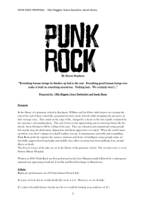 PUNK ROCK proposal