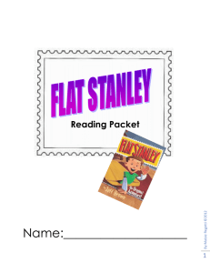 Flat Stanley Reading Comp. Packet