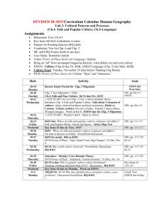 Curriculum Calendar- Ch 4-5 2015 - Staff Portal Camas School District
