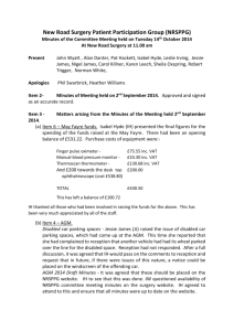 NRSPPG Minutes of meeting held on Tuesday 14th October 2014