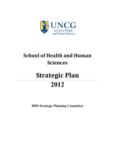 Strategic Plan - Department of Communication Sciences and