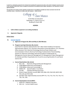 9/11/2014 - College of San Mateo
