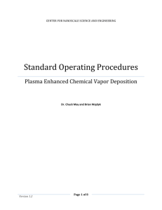 Standard Operating Procedures for PE