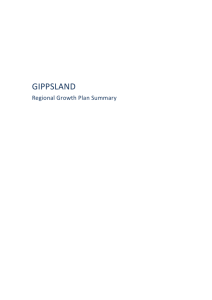 Gippsland Regional Growth Plan