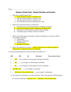 Chapter 3 Study Guide Answer Key