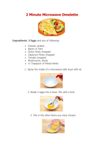 Omelette.2 Minute - Everyday Living Skills